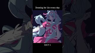 We’re sure to meet tomorrow, right? [DAY 1] #speedpaint
