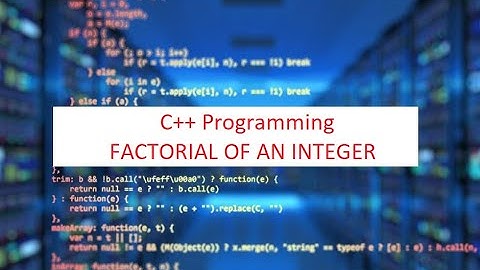 C++ Program to find factorial using FOR loop || #UniversalProgramming