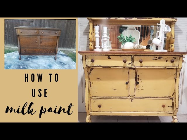 Painting with General Finishes Milk Paint