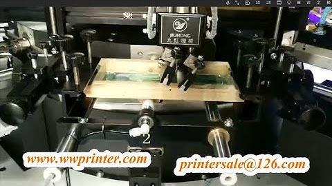 Full Servo Screen Printing Machine for Cosmetic Container Bottle Decorating CNC02