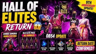 Finally All Elite Pass Return Confirmed?😱 | Free Fire OB54 Update