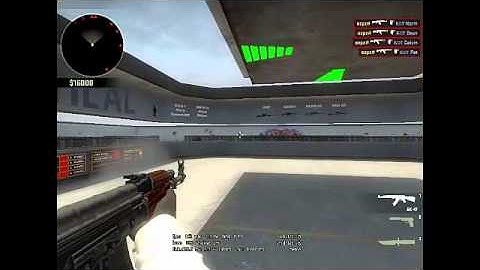 My training aim - with ak-47/usp-s/map: aim_botz