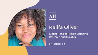 People Listening & Engagement w/ Kalifa Oliver, Global Head of People Listening, Research at WPP screenshot 1