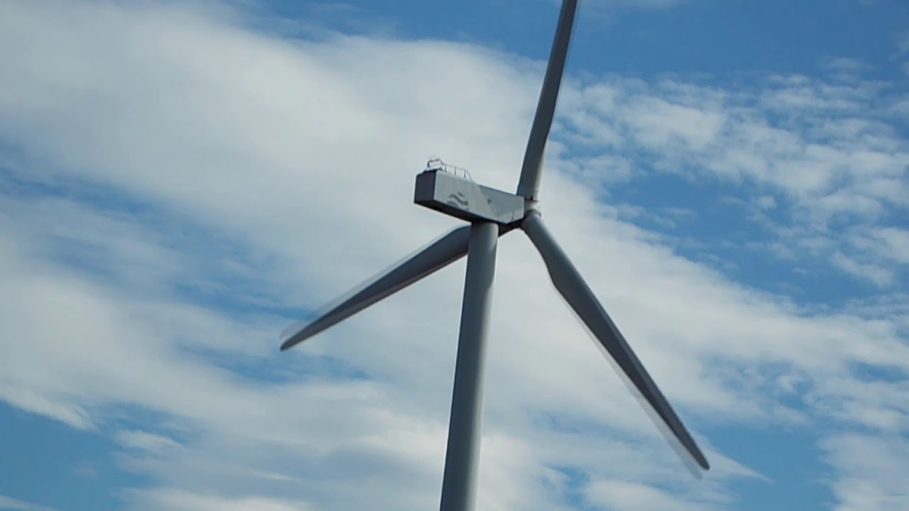 Enercon E82 and Dewind D4,D6 Wind farm Chemnitz Galgenberg
