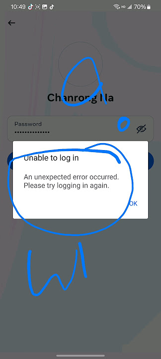 Facebook an unexpected error occurred | fb login error problem | please try logging in again 2023