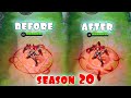 Yu Zhong Blood Serpent Collector Skin Before & After Season 20 MLBB