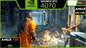 THE CALLISTO PROTOCOL : RTX 4070 (MAX SETTINGS AMD FSR 4K)