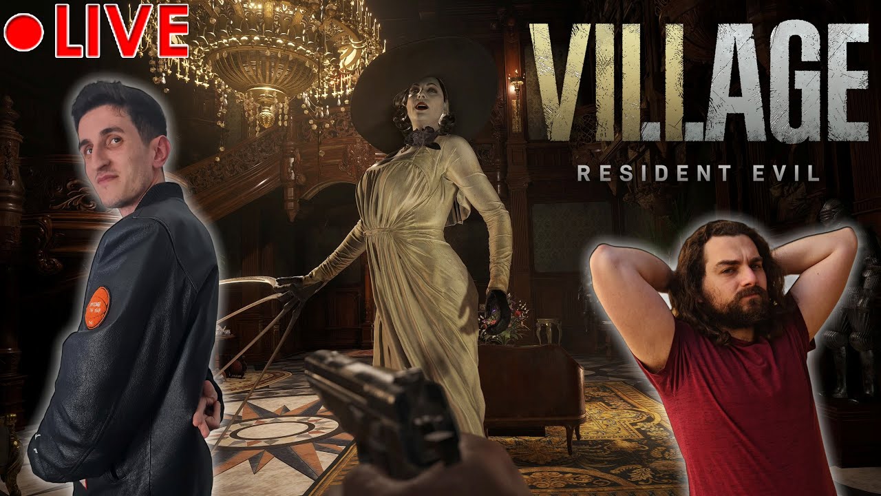Ο Νίκος Παππάς ξεχαρβαλώνει το Resident Evil Village Live 🔴
