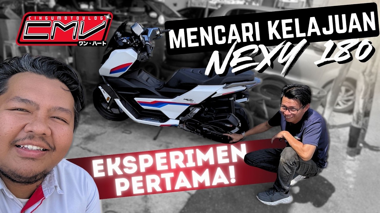 EKSPERIMEN ROLLER WMOTO NEXY180+  BOLEH PAKAI BARANG APA?