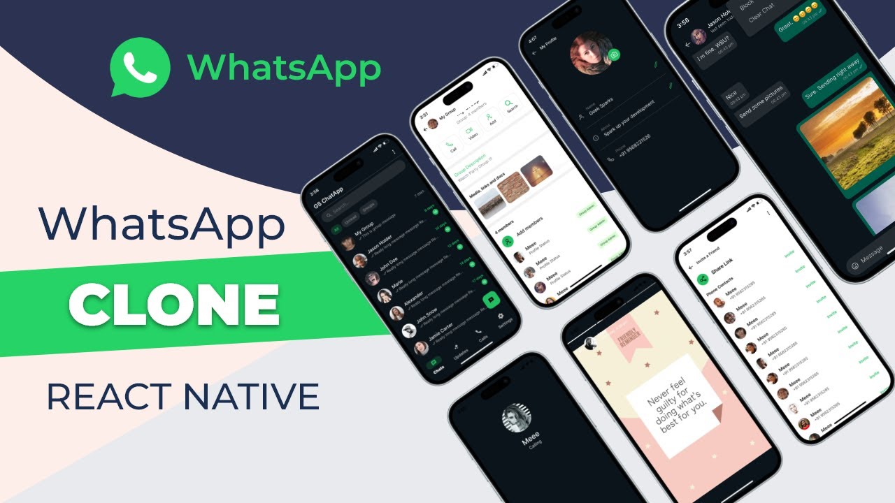 WhatsApp Clone in React Native - YouTube