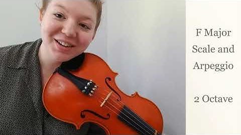 Viola | F Major Scale and Arpeggio - 2 Octave