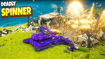 DEMOLISHING Buildings With  Deadly Spinner  - Instruments of Destruction Gameplay