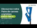 Vidéo: Paire de béquilles orthopédiques avec poignée réglable Ergo Tech