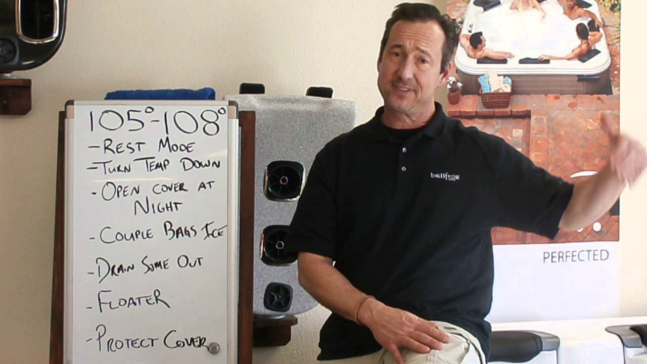 Summertime tips for keeping the water temperature cooler in your hot