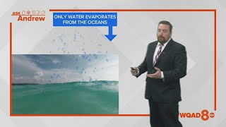 Ask Andrew: Do hurricanes drop freshwater? If so, what happens to the saltwater?