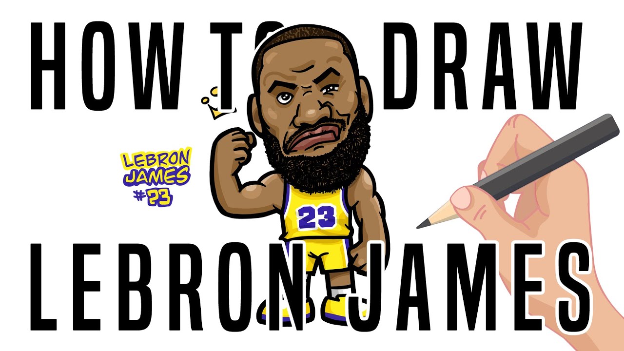 🏀HOW TO DRAW NBA PLAYER /LEBRON JAMES/LA Lakers/procreate painting/🏀