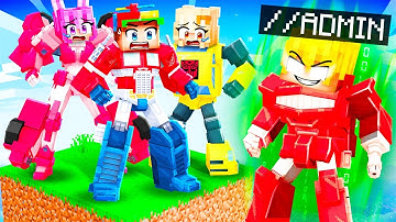 ADMIN COMMANDS gebruiken op één TRANSFORMERS-blok!