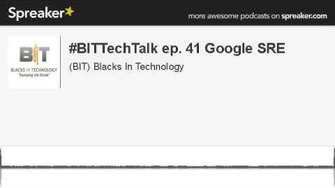 #BITTechTalk episode #41 Our chat about Google SRE