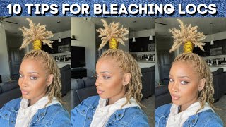 10 Tips for Bleaching Locs