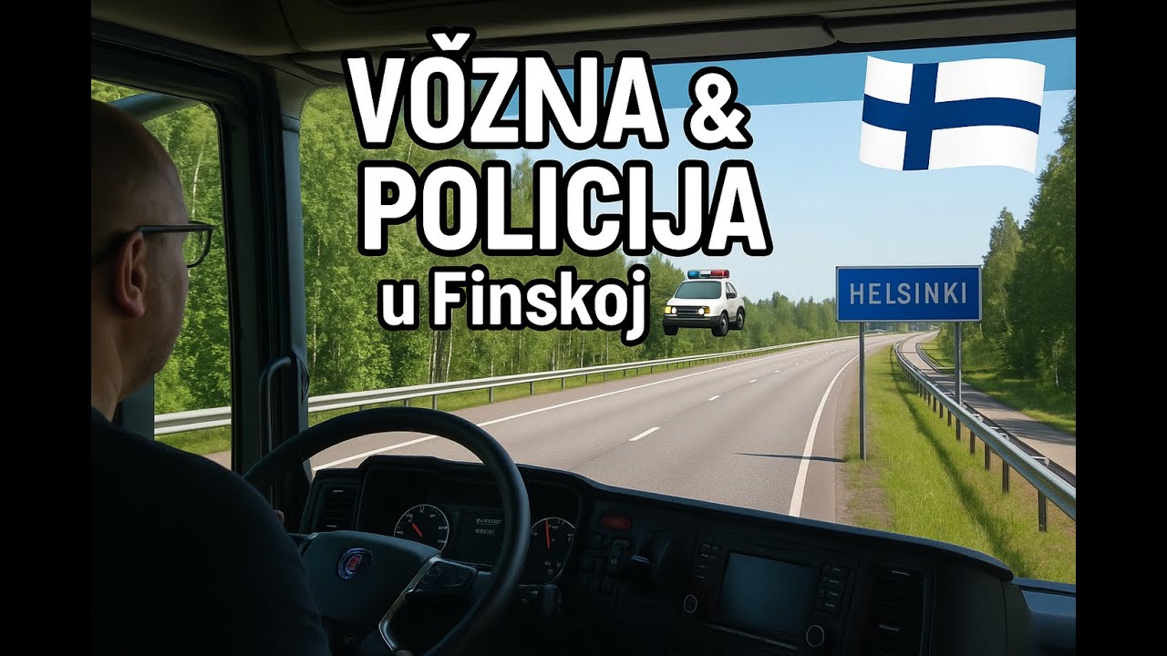 Vožnja kroz Finsku i priče o policiji | Utovar i put ka luci Helsinki 🚛