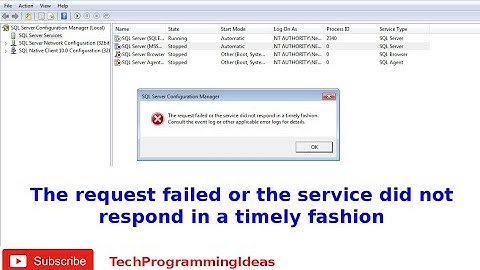 The request failed or the service did not respond in a timely fashion