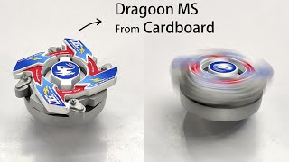 How to Make Dragoon MS Beyblade From Cardboard - Diy in Hindi