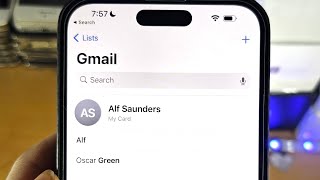 ANY iPhone How To Access Gmail Contacts!