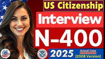 Amerikaans staatsburgerschap Nieuwe N-400 Proefnaturalisatie USCIS-interview: gebaseerd op werkel...