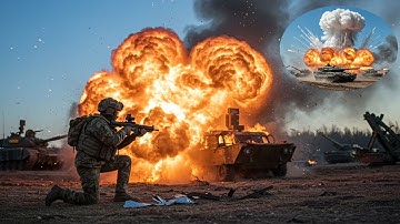 Ukraine Drone Ambush BLINDS 100 Russian Tanks — Zaporizhzhia Firestorm
