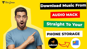 How to Download Music from AUDIOMACK Straight to Your PHONE STORAGE | New Trick! |