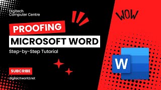 How to Use Proofing Tool in Microsoft Word | Spelling & Grammar Check Tutorial (2025)