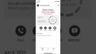 Call Control Home iOS App - Recent calls screenshot 3
