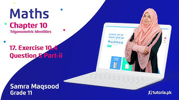 Maths Class 11 | Chapter 10 | Topic 17 | Exercise 10.4 | Question 5 | Part-ii | in urdu | tutoria.pk