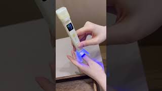 Sparkly ice & star nails tutorial! 🧊⭐ So pretty! #shorts #nailart #glitternails #nailart3D #nailtech