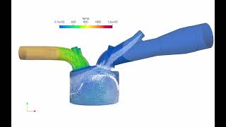 CFD modeling of PFI system engine using AMR and O'Rouke Spray model.