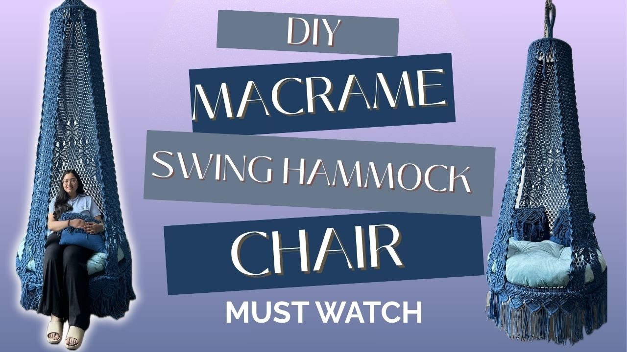 DIY Macrame swing for home | Eco- friendly handcrafted swings |Swing saga