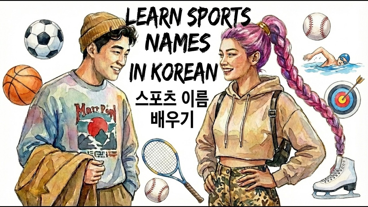 Sports Names in Korean:  한국 스포츠 어휘 완전 정복 가이드