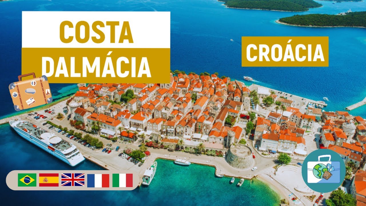 As 13 Belas Cidades da Costa Dalmácia na Croácia
