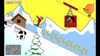 Aggressive Alpine Skiing - Flash Gameplay