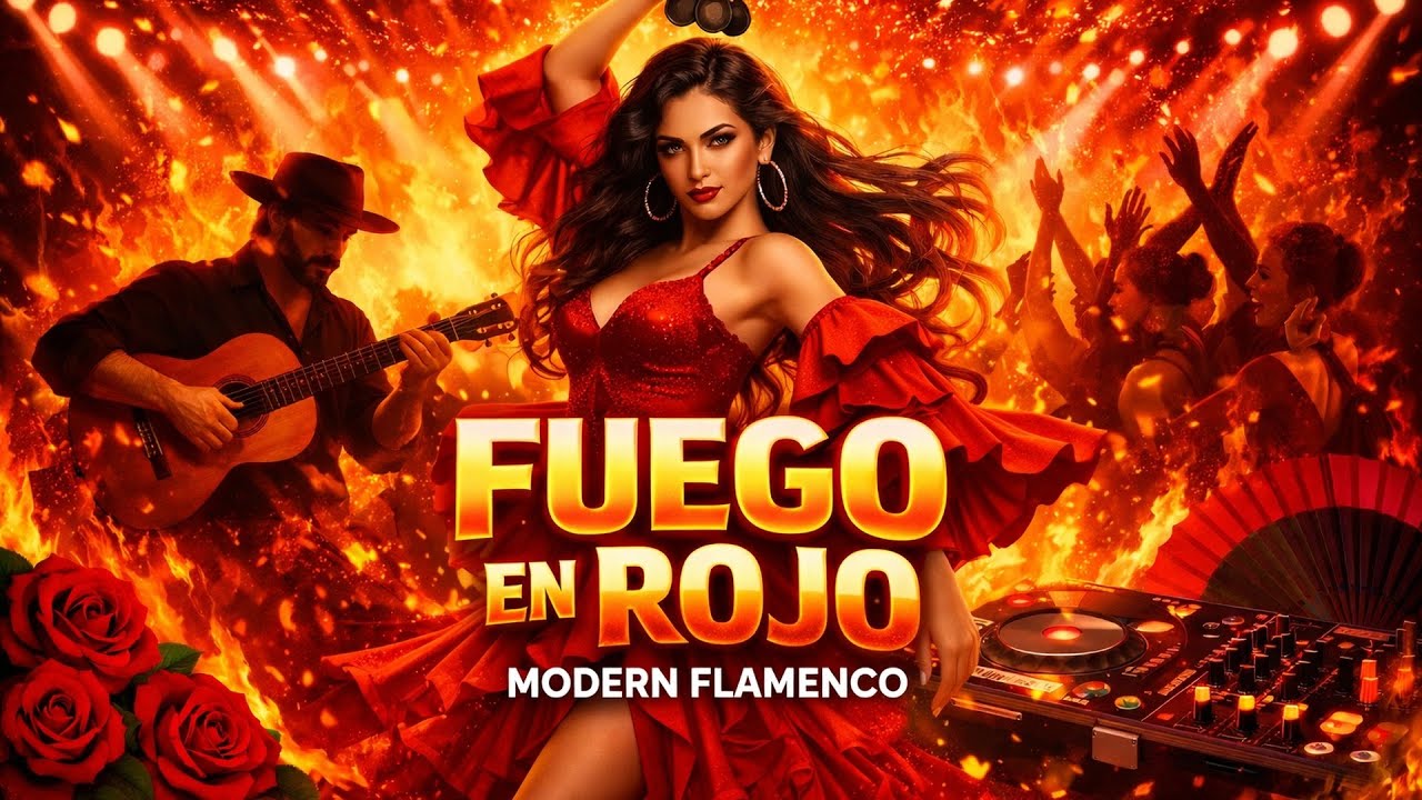 Emia - Fuego en Rojo | Modern Flamenco-Pop Club Hit #flamenco #club #summer #dance #music
