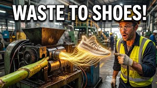 "Shoes made from banana stems!""Unbelievable process!"
