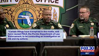 Sheriff Darryl Daniels apologizes to wife, talks FDLE investigation, in Clay town hall