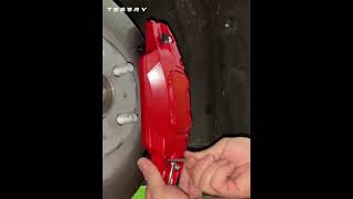 How To Install Tesla Model 3 Y Caliper Cover Install - Tesery