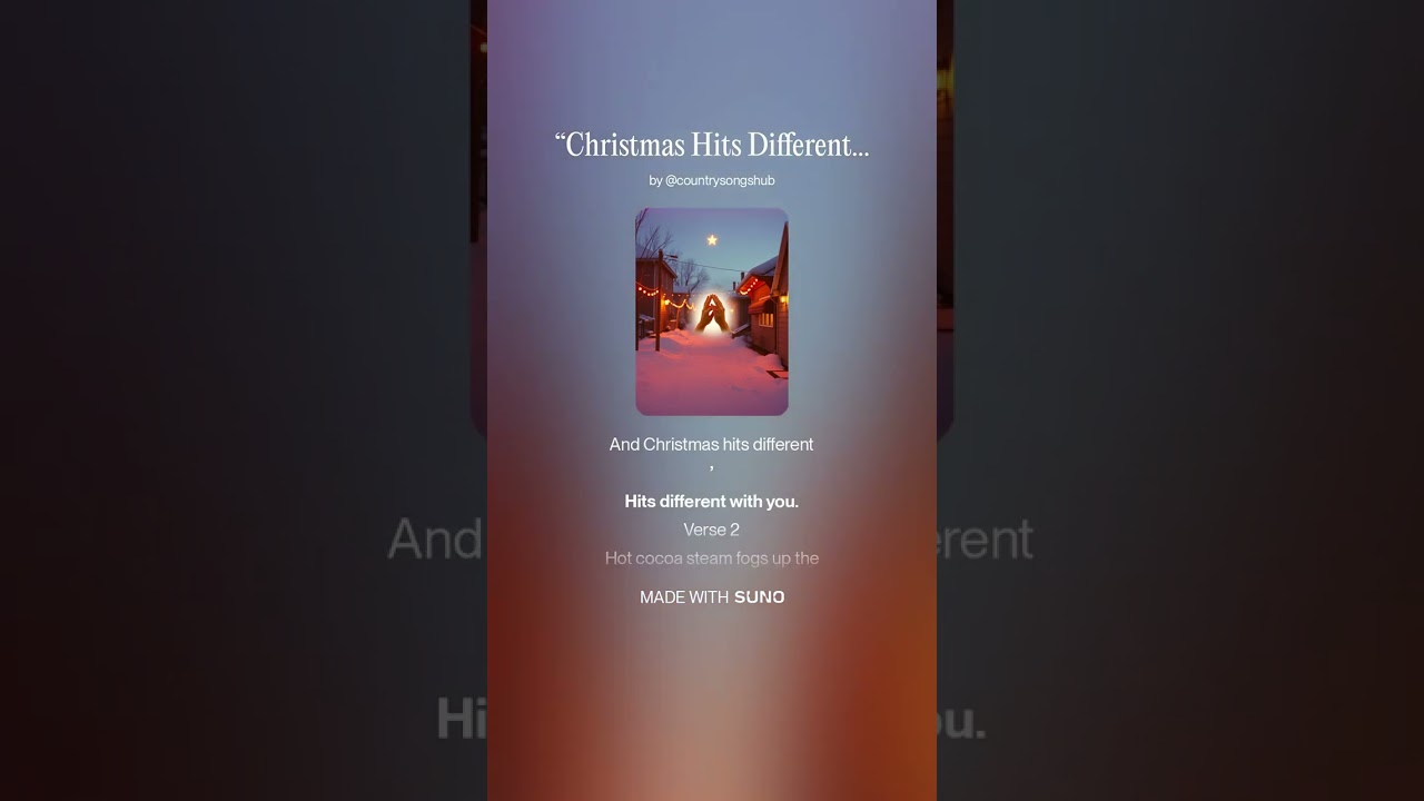 Christmas Hits Different With You (Romantic Country Christmas Love Song) — Carrie Underwood Inspired
