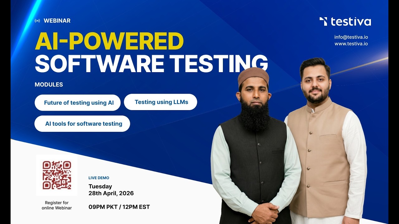 AI Powered Software Testing | Webinar | 29th April, 2026 - YouTube