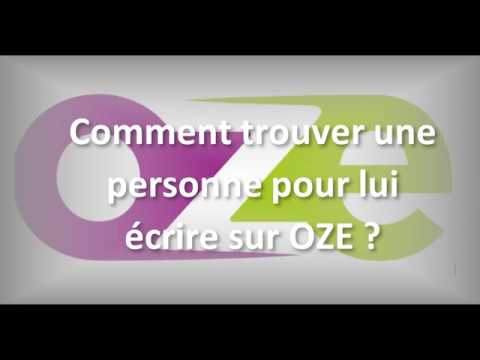 Mails / l'annuaire d'OZE : trouver un destinataire pour écrire un mail.