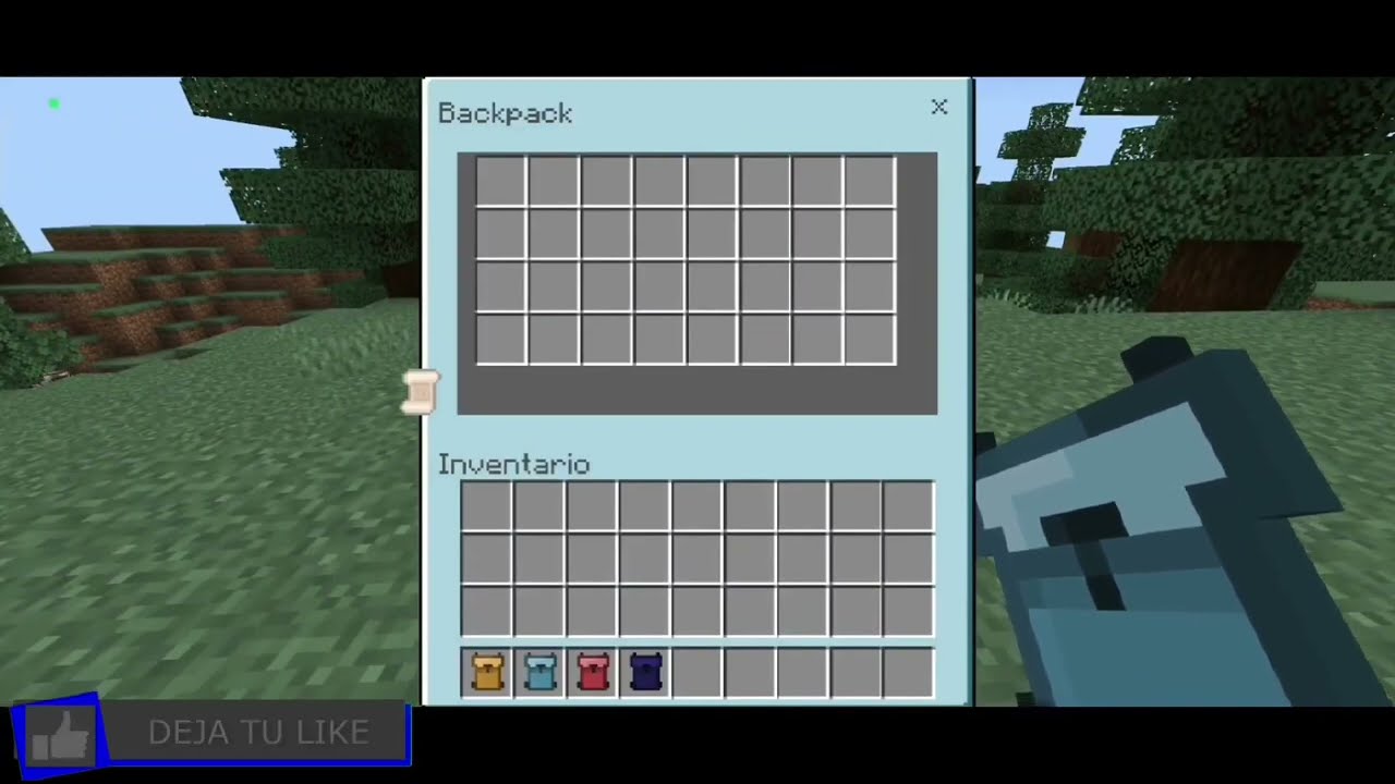 BACKPACK [ MOCHILAS ] ADDON/MOD PARA MINECRAFT PE 1.20.X Best Addon