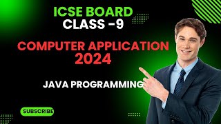 Class IX java Programming essential | POP vs OOP | Java Application #icseboard #icse9computer