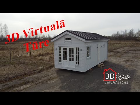 Tiny House 3D Virtuālā Tūre #2 | 3D Virto