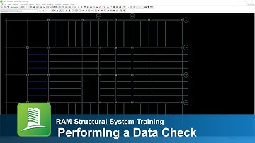 Performing a Data Check in RAM Structural System
